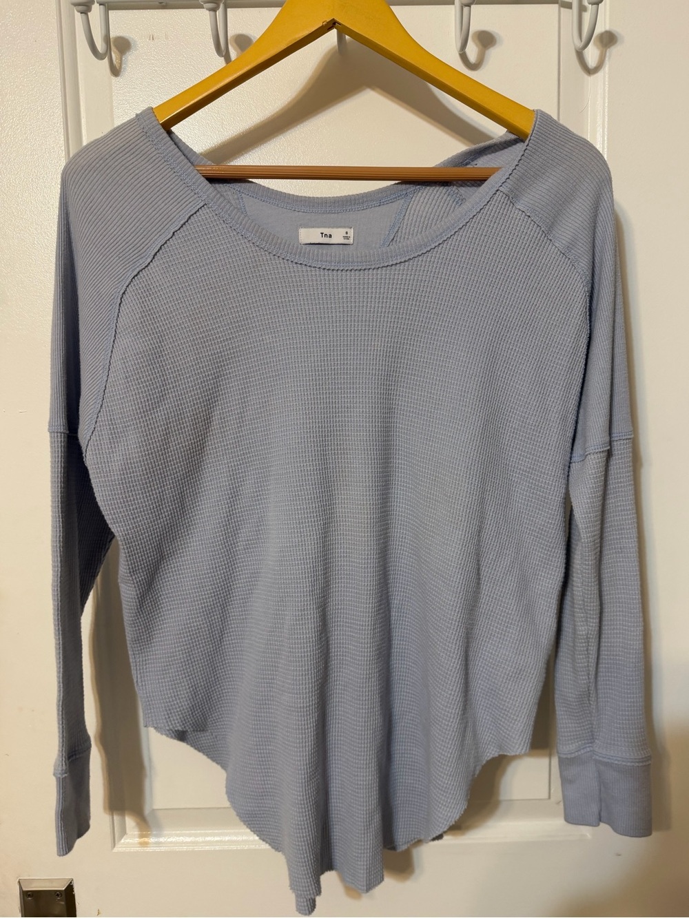 Aritzia TNA Waffle Knit Crewneck